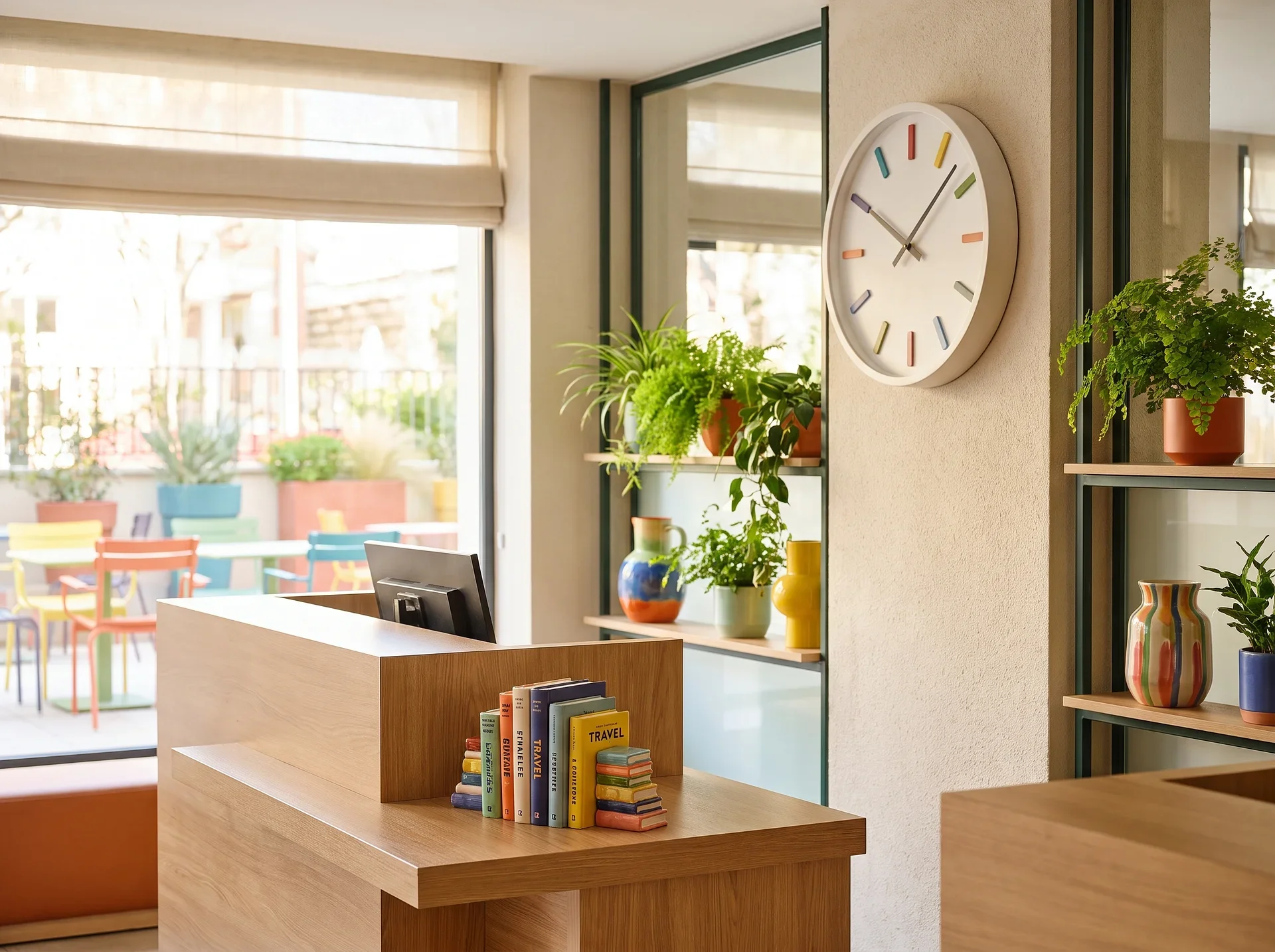 Receptionen på Kviberg Park Hotel